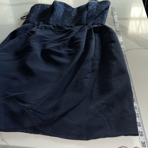 Kathryn Conover by Night. Navy Blue Strapless Cocktail Dress. Gently worn. Sz 10 - Picture 9 of 13